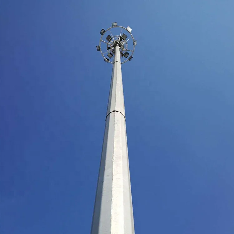 30 40 м 5 г Wi-Fi сигнал свободно стоящая круглая оцинкованная телекоммуникационная антенна одиночная трубчатая