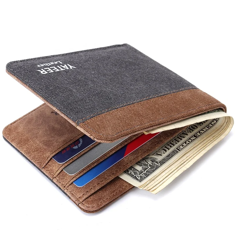 
Travel Leather Wallets For Men With RFID Blocking Card Slim Wallet 