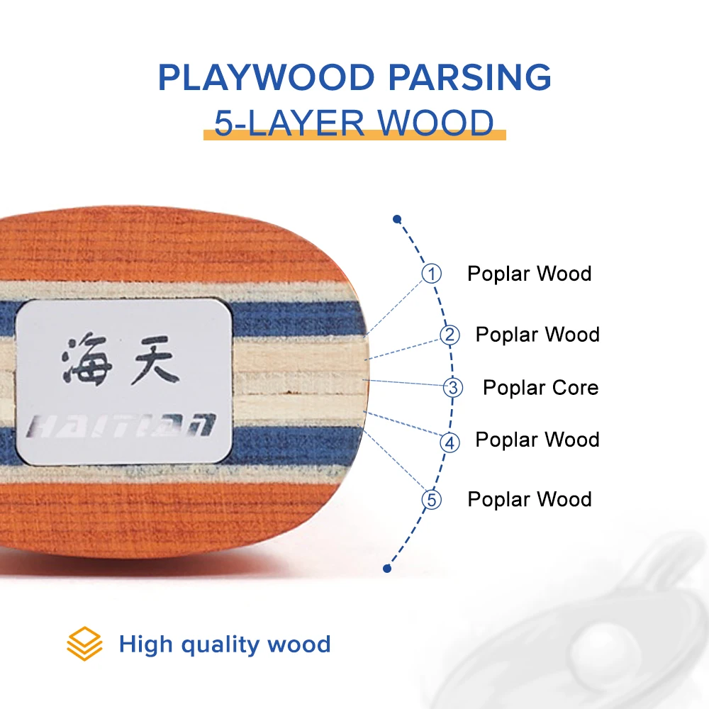 Long Life Table Tennis Rackets Double-sided PingPong Racket Table Tennis Bat