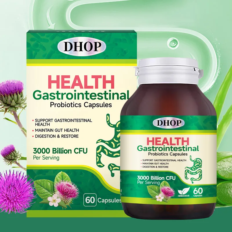 DHOP 100 миллиардов Cfu для поддержки пищеварительной системы человека модель пробиотиков добавка Овощная твердая капсула