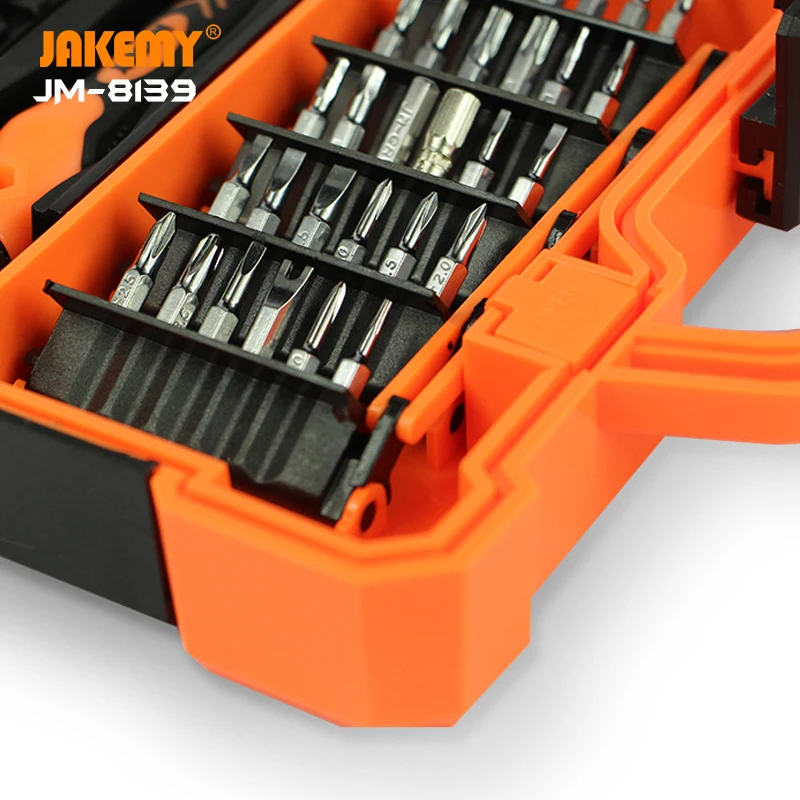  JAKEMY JM-8139 мульти-функциональный CR-V драйвер бытовой ручной инструмент отвертка коробка набор для электронных DIY