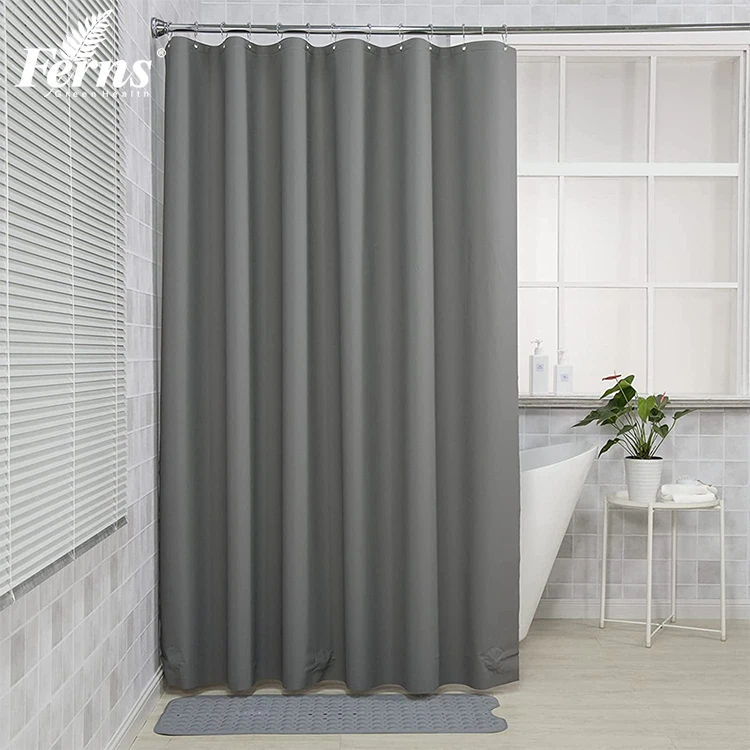 Popular Waterproof  Design Custom Printed High Quality Shower Curtain Bathroom Curtain