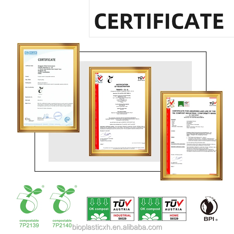 oxo-biodegradable trash bags 4 galon bpi certified compostable 100% plastic garbage bag rolls for kitchen wasteoxo-biodegradable