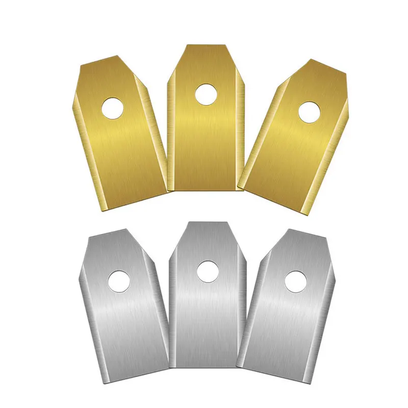 Quickly and shapely lawn mower blade serrated sickle section