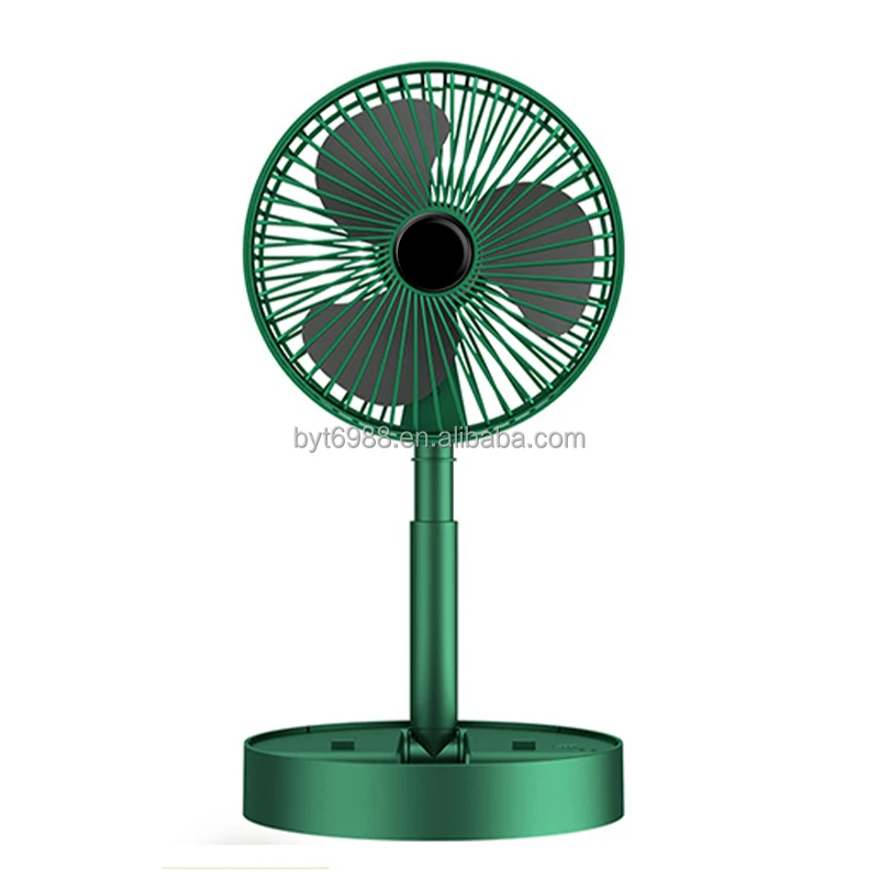Foldable Mini Fan 1200MAH Internal Battery Phone Stand Portable USB Rechargeable Table Fan
