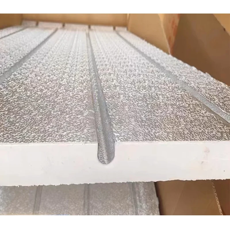 Xps Under Floor Heating Panels With Aluminum Foil Reflective Layer For Water Heated Floor System
