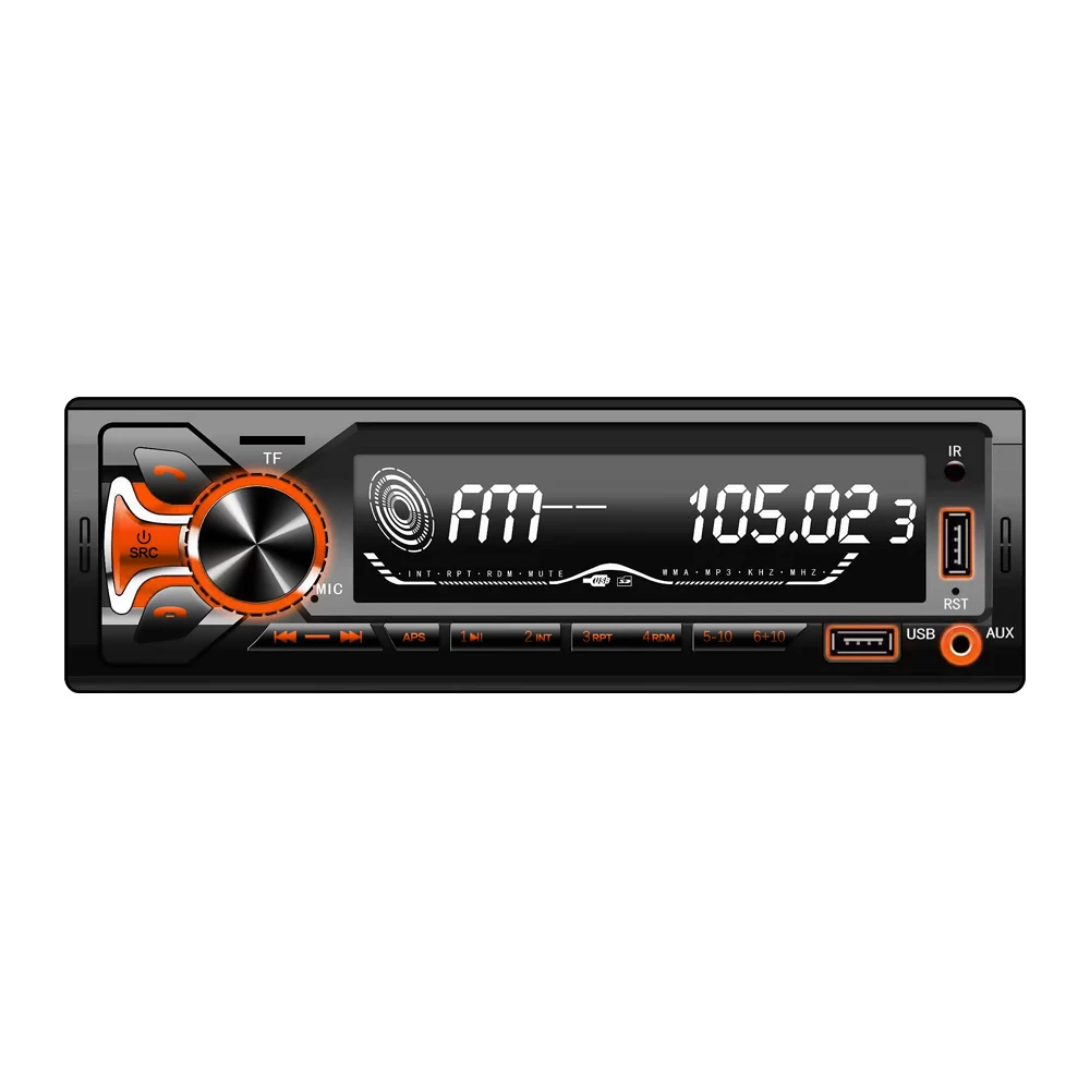 Soundrace LCD LED Screen Stereo Car Player 32 GB Ipod Music Mp3 Player 2 USB Interfaces Car Stereo System Detachable Dashboard