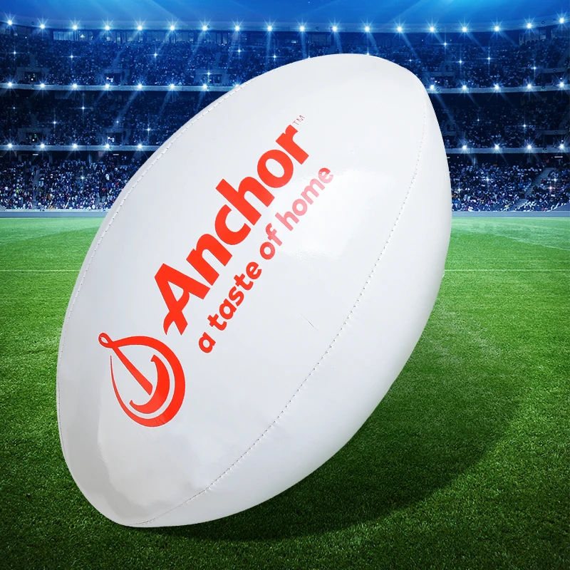 Wholesale Mini Rugby balls Mini promotional rugby ball Rubber fitted with bladder fully hand sewn Rugby