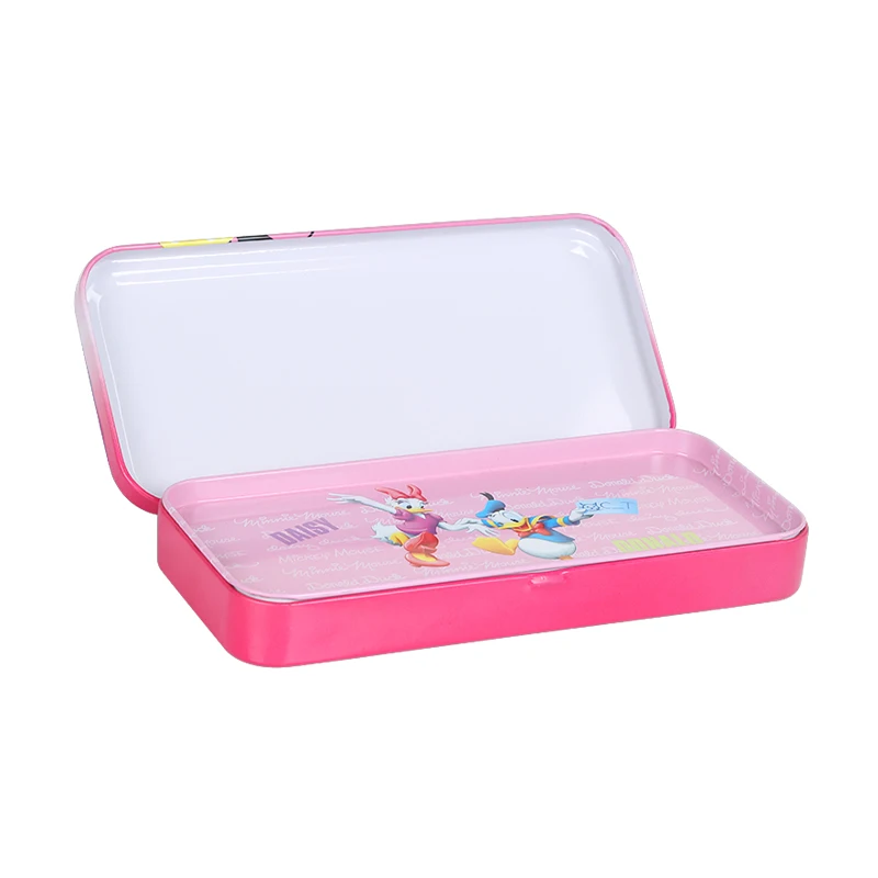 Children kids cute lovely hot sale custom metal tin pencil box school use