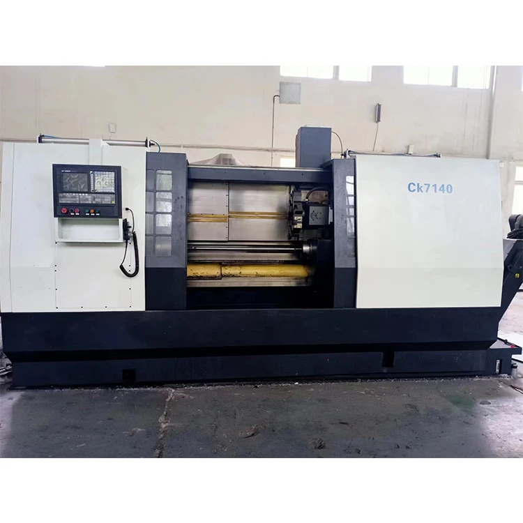 second-hand Precision Metal Turning Cnc Lathe Machine Ck6140 Horizontal Flat Bed Cnc Lathe