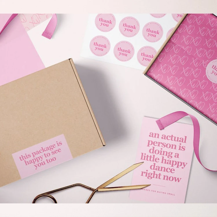 New trending products thank you shipping packaging boxes cardboard hijab carton gift box packaging
