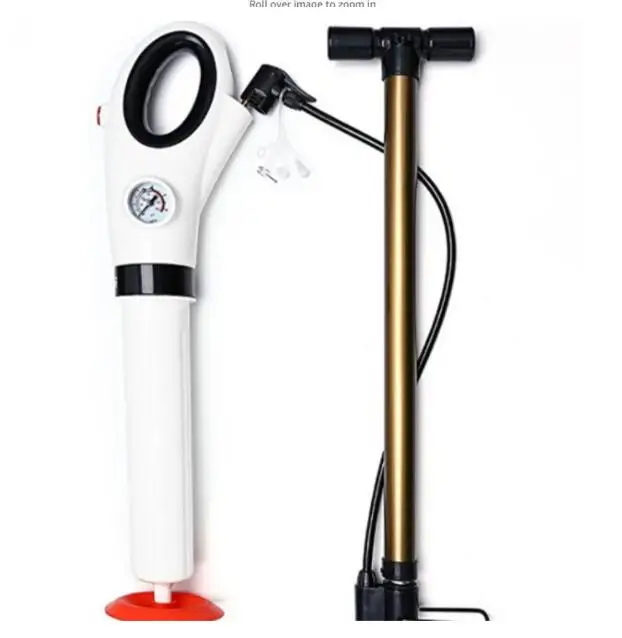 Toilet Plunger  Powerful Manual Pneumatic Dredge Equipment High Pressure Air Drain Blaster Cleaner High Efficient