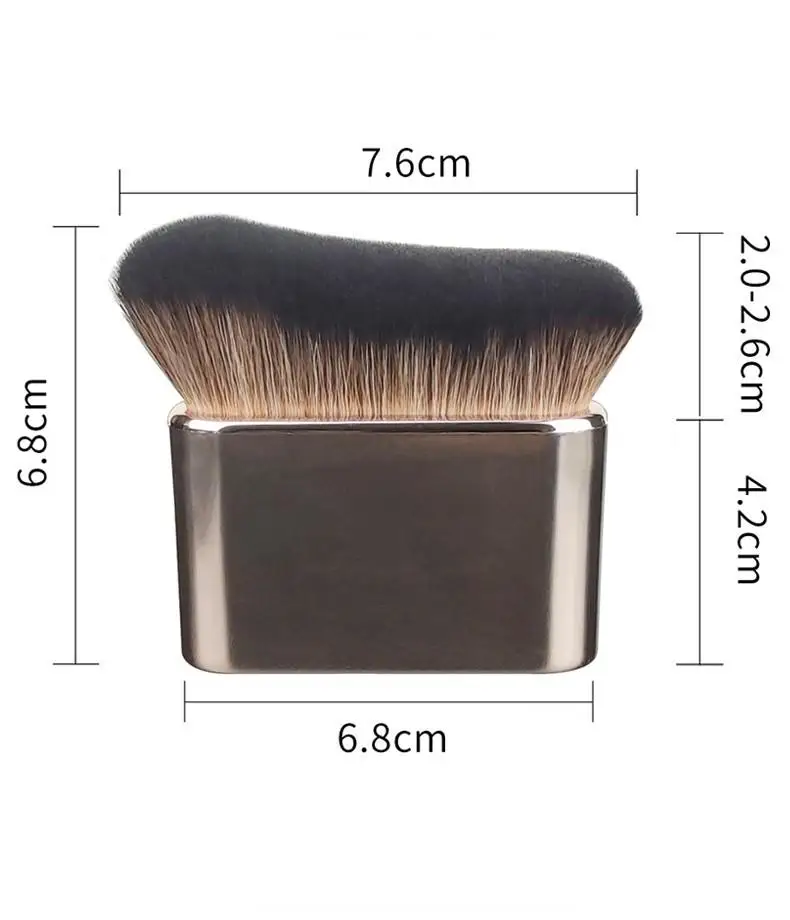 Gmagic Foundation Single Makeup Brush Flat Face Blush Liquid Soft Large Powder Foundation Brush For Blending Liquid