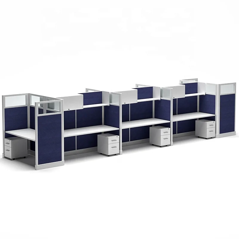 Современная офисная Рабочая станция на заказ, модульные перегородки на 2-4 человека, офисная перегородка