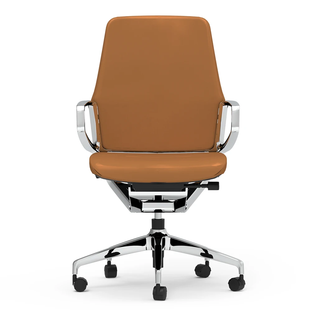 
Mid Back Adjustable Furniture Staff 5 Star Base Office Chair 