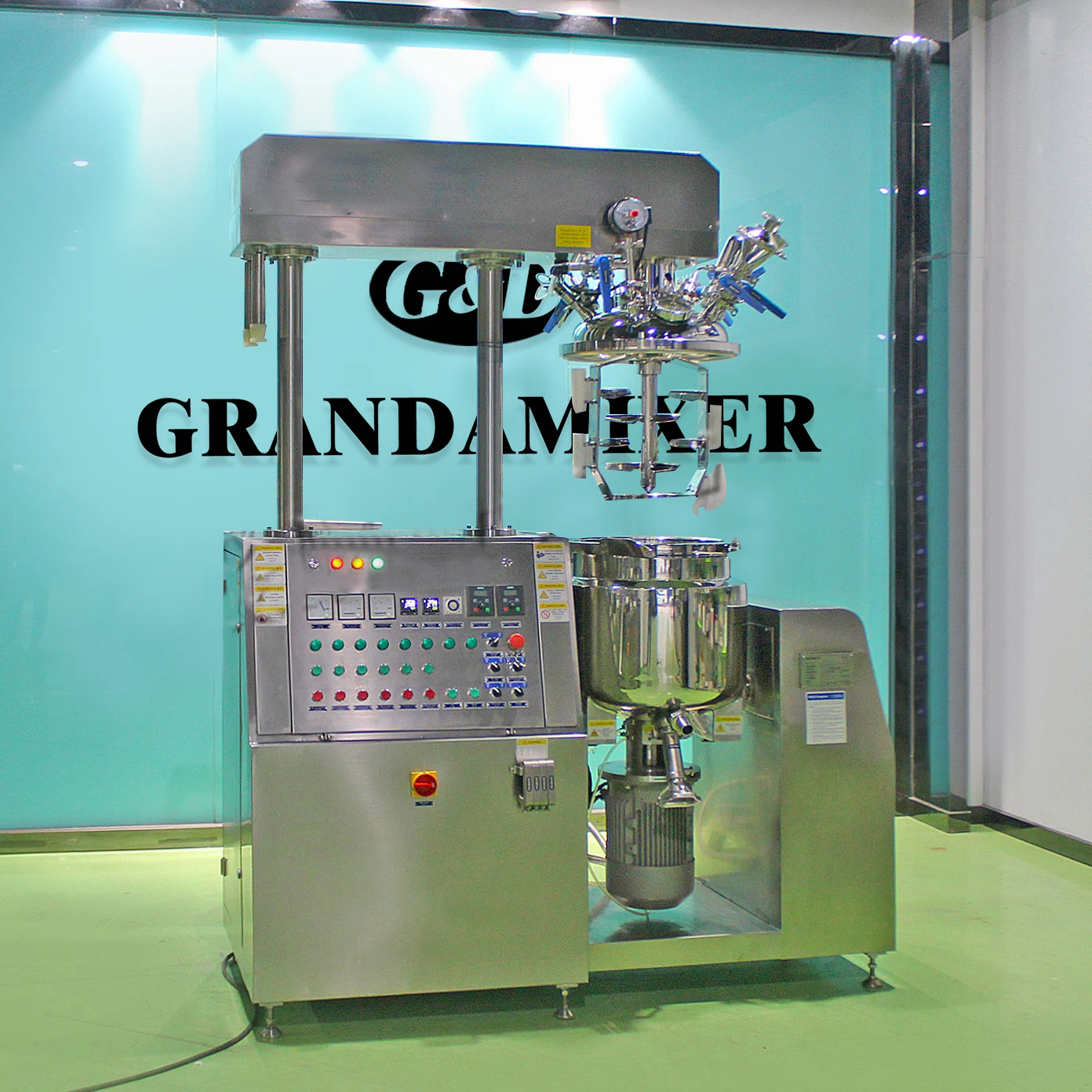 100l 500l Shower Gel Mixing Machine Cosmetic Shampoo Mixing Homogenizer Tank Liquid Soap Hand Wash Making Machine