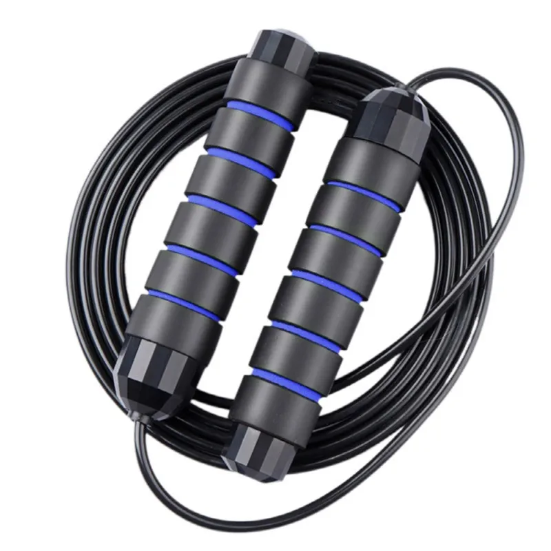 KUER Hot Selling Wholesale PVC Coated Steel Wire Jump Rope  for Fitness  Home Exercise Slim Body