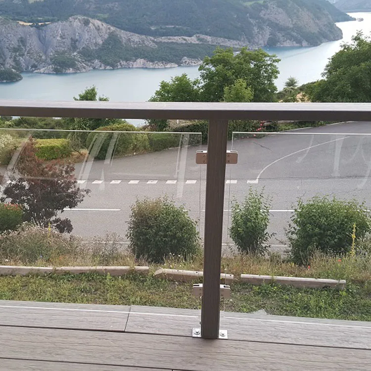 Recycled HDPE Faux Wood Plastic Rails And Post For Outdoor Decking Rails