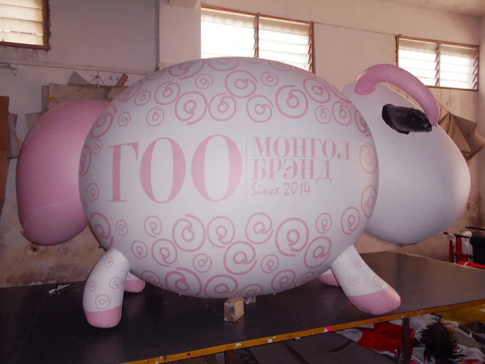 BOYI Custom inflatable ram sheep goat pvc balloon