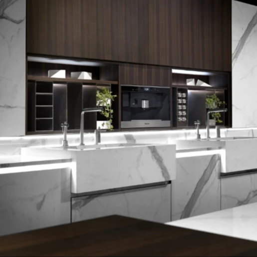 NICOCABINET мраморный водонепроницаемый кухонный современный модульный умный шкаф мебель