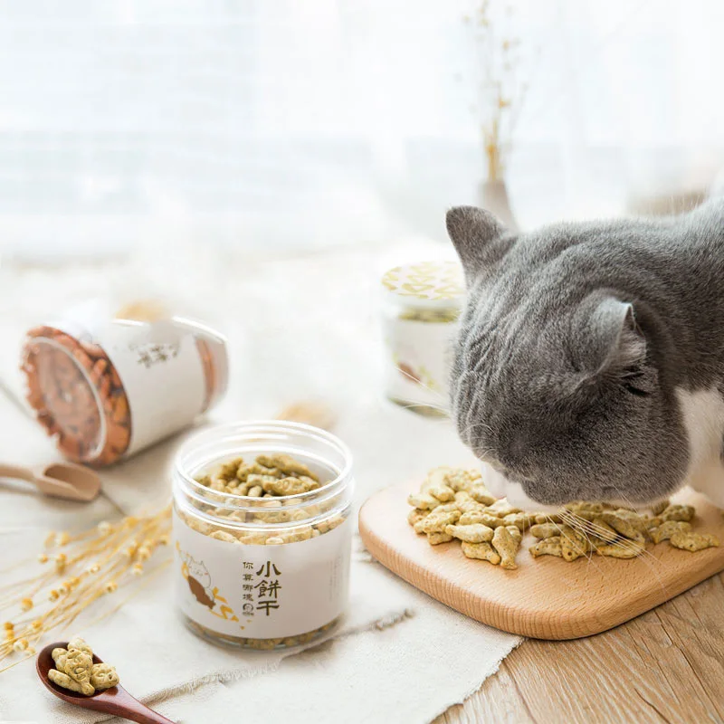 Кошка печенье мята рыба снэки для домашних