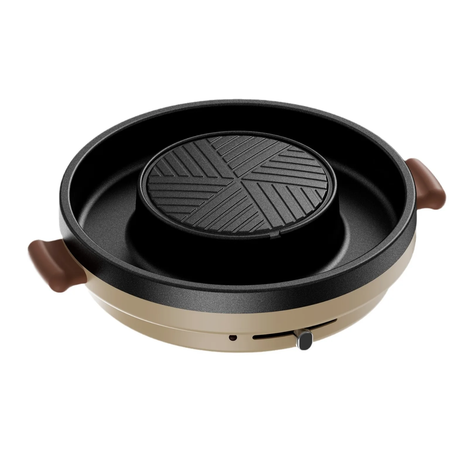 OEM ODM Cast Iron Cookware Bakeware with Nonstick Coating Home Outdoor BBQ Reversible Griddle Grill Durable Metal Kitchenware