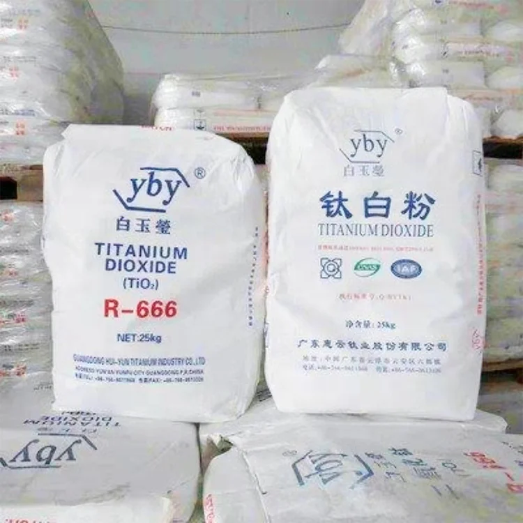 Dioxide Manufacturer Titanium China  Industrial  Grade Names R666 for plastics