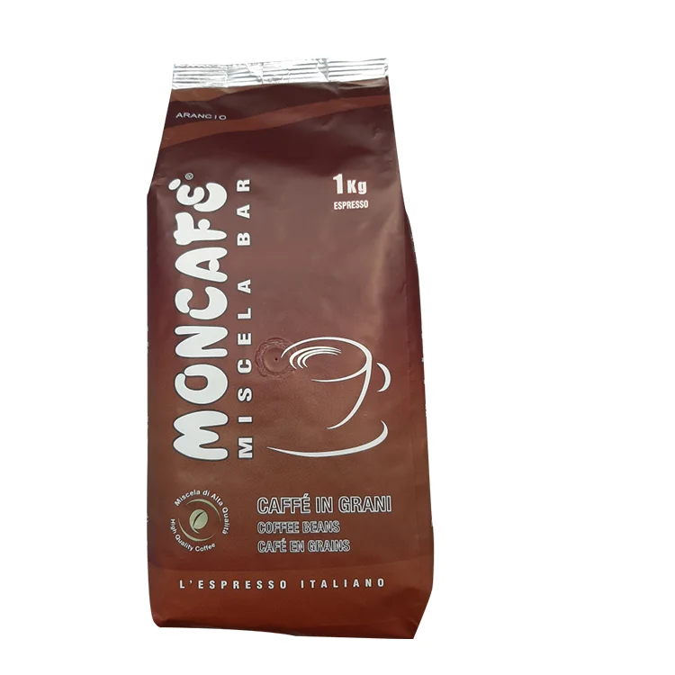 Итальянская марка moncafe Экспорт 1 кг кофейные зерна экспорт эспрессо Рассекатель частная марка