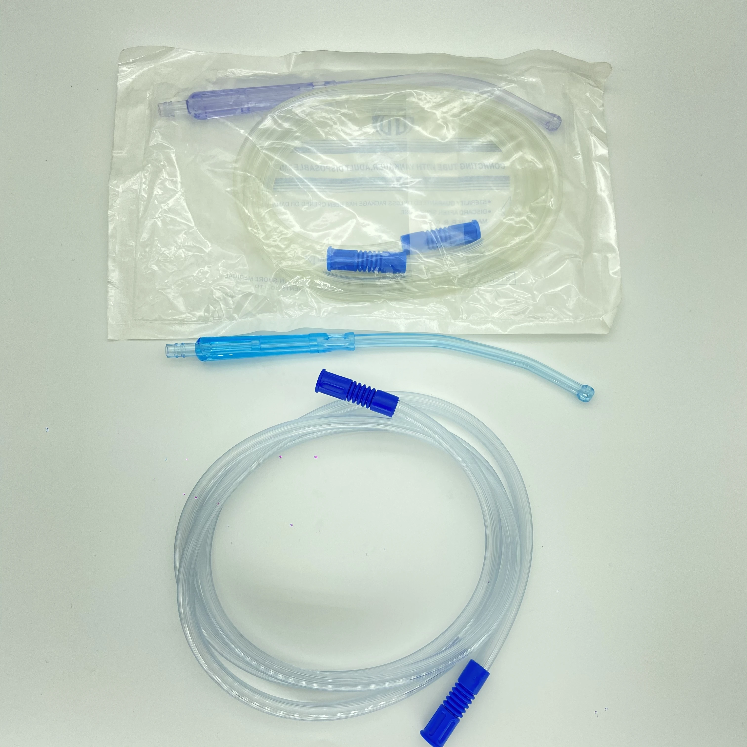 Disposable Medical Surgical Yankauer Handle Set Suction Connecting Connection Cannula Catheter Tube