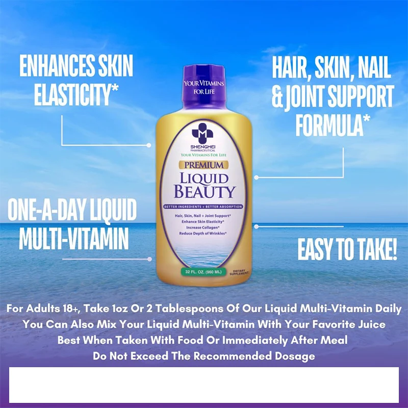 High Quality 12000 Liquid Collagen Beauty Skin Whitening Collagen Liquid Drink Beauty Products Fish Collagen Powder Oral Liquid