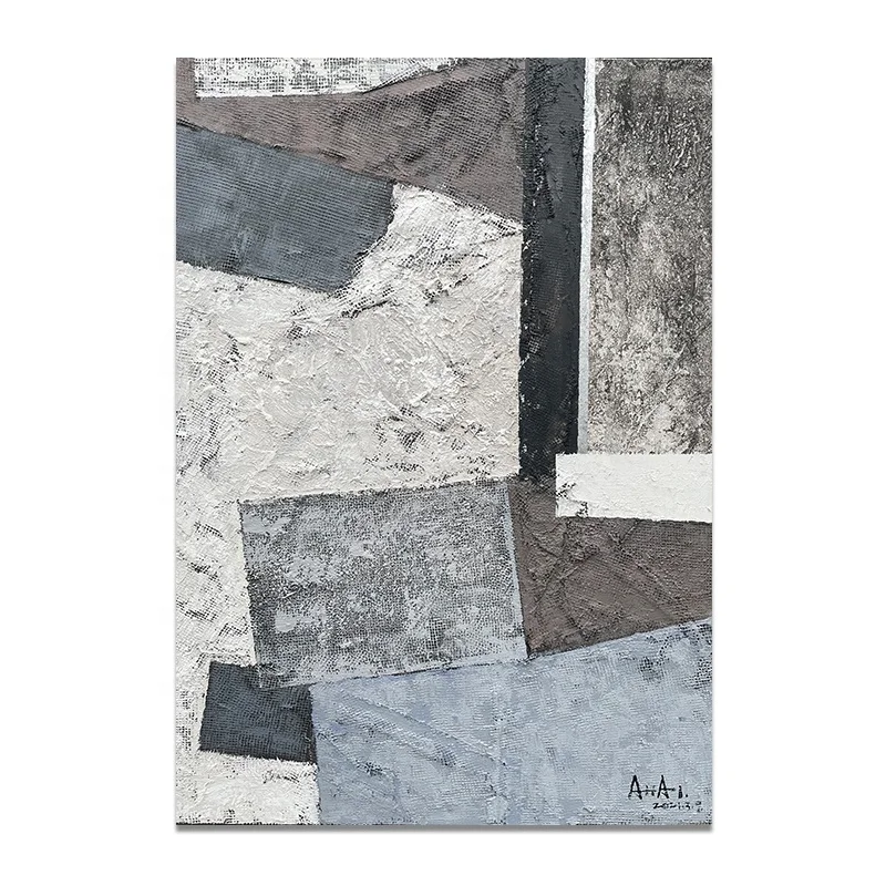 Newest Chinese Flamingo Modern Northern Europe Style Oil Painting on Canvas Home Decor Wall Art