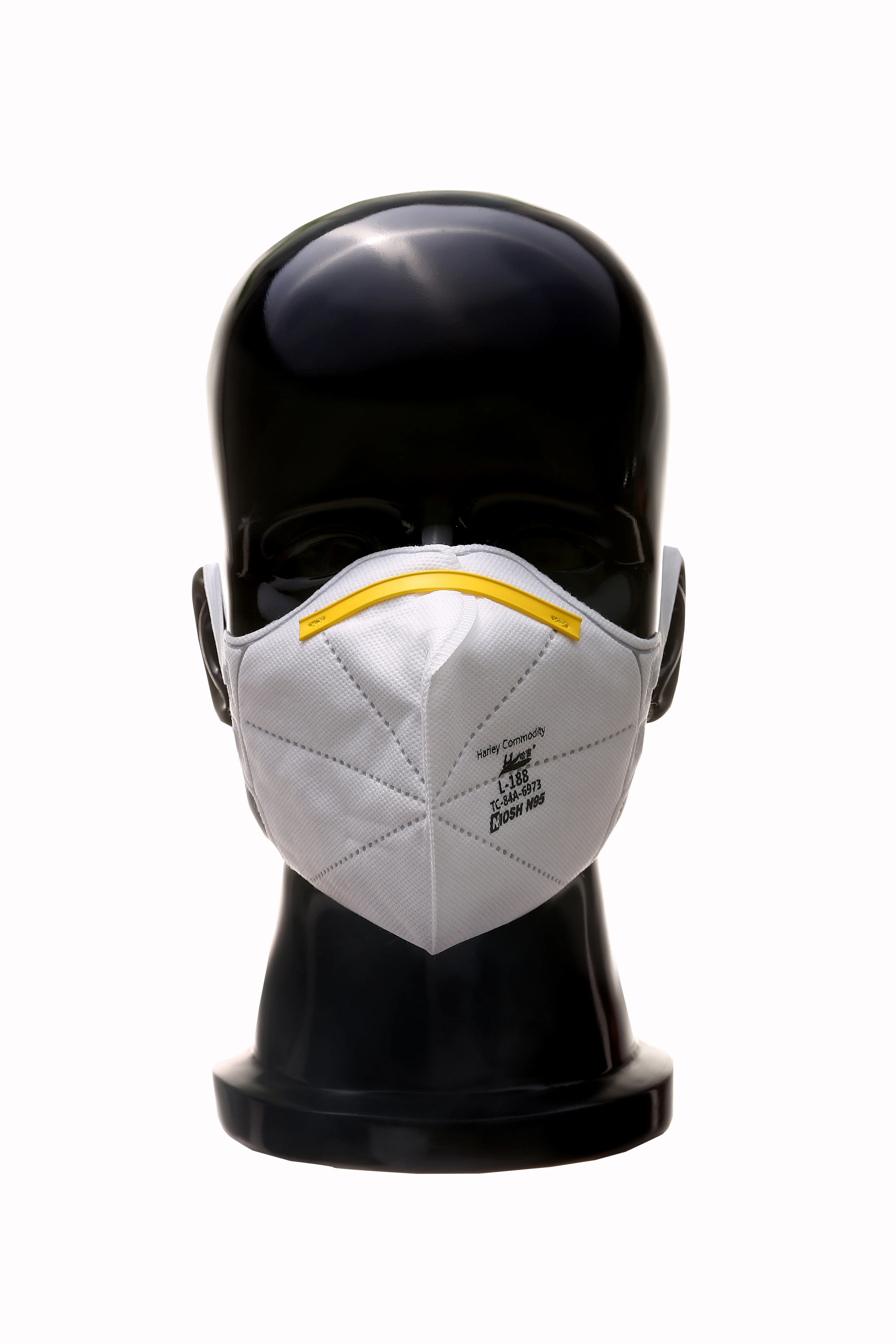 Harley NIOSH N95 Disposable Particulate Respirator Filter Face Mask  Dust Mask  Facial Mask L-188