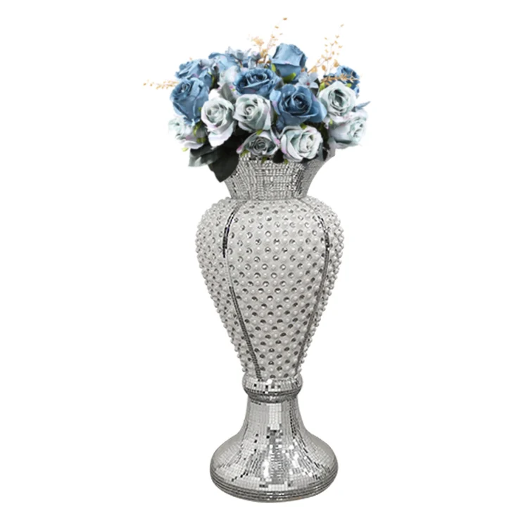 Wholesale Large Wedding Decor Pearl Mosaic Vase For Event Rental Table Centerpieces