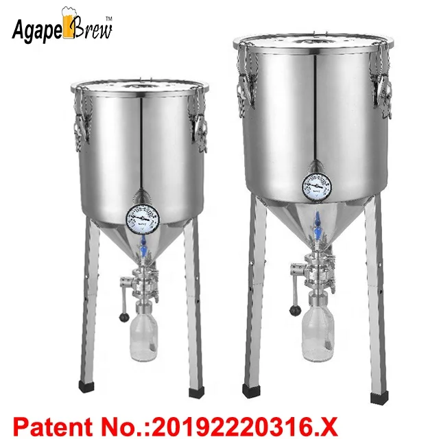 
Conical fermenting 60L Yeat Colllect Tank Cooling System beer Fermentation Tank 