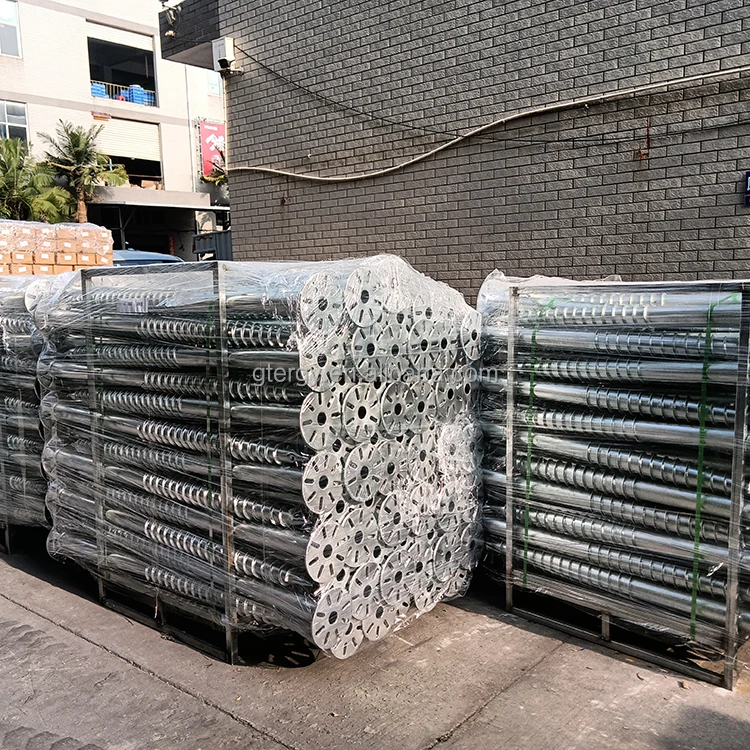 Solar power system hot dipped galvanized ground screw for solar grounding mounting system