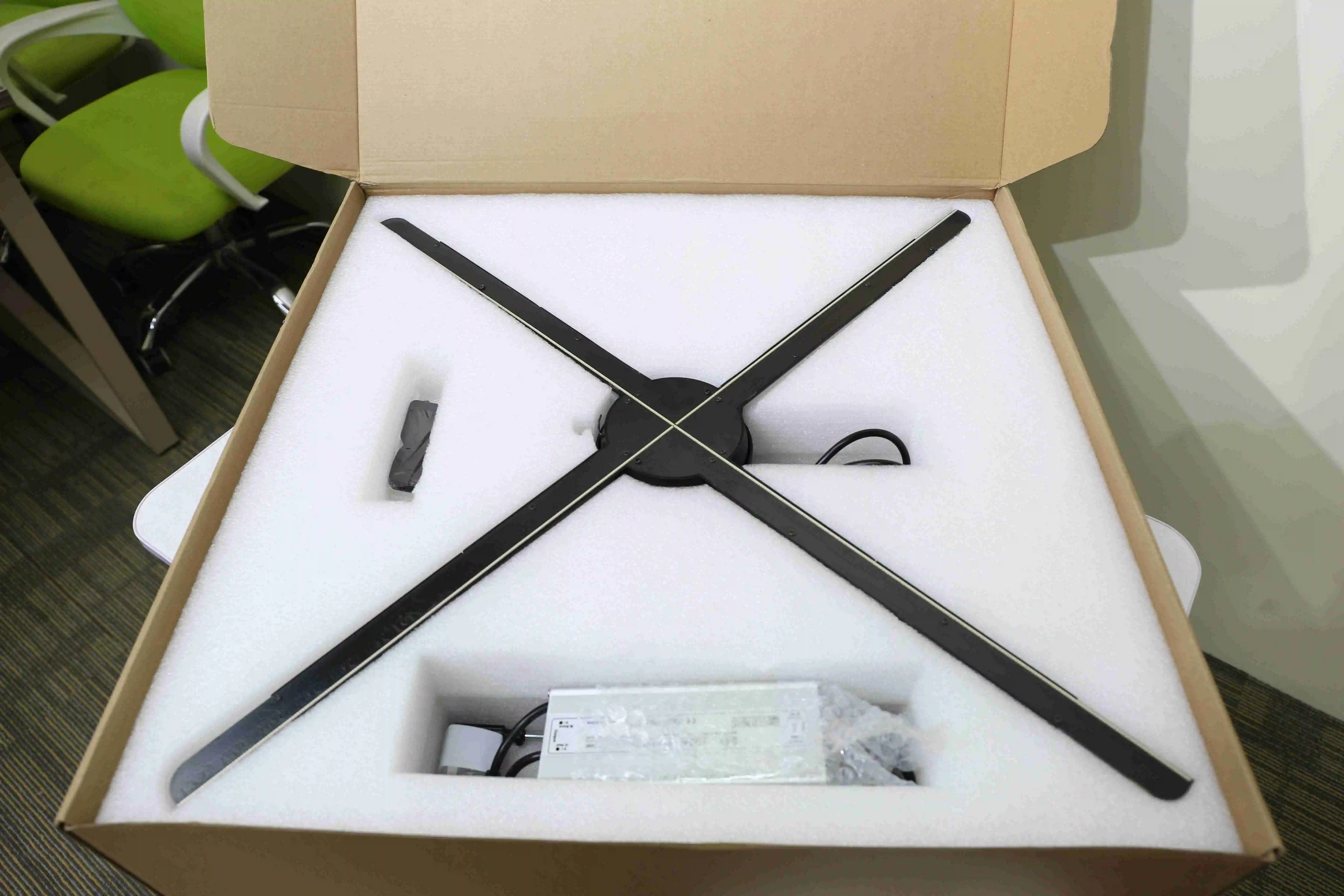 3D Led Halogram Fan 80Cm Hologram Projector For Outdoor Ventilador 3D Led Holograma Fan