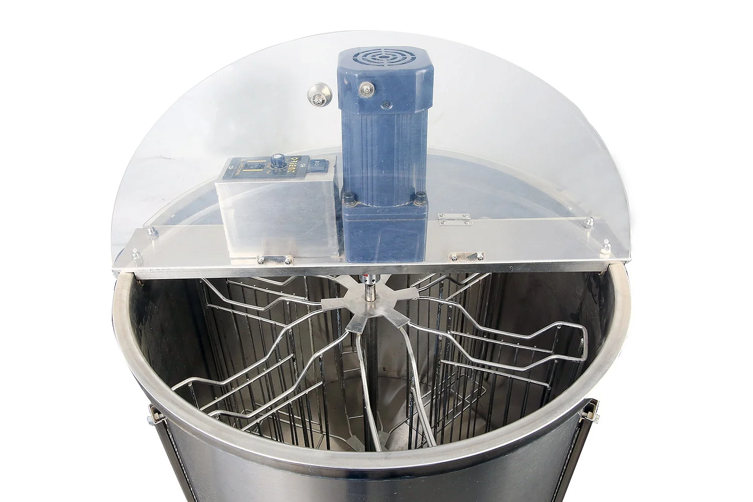 6 frames electrical seamless honey extractor Automatic Honey Centrifuge Machine With Vertical Motor