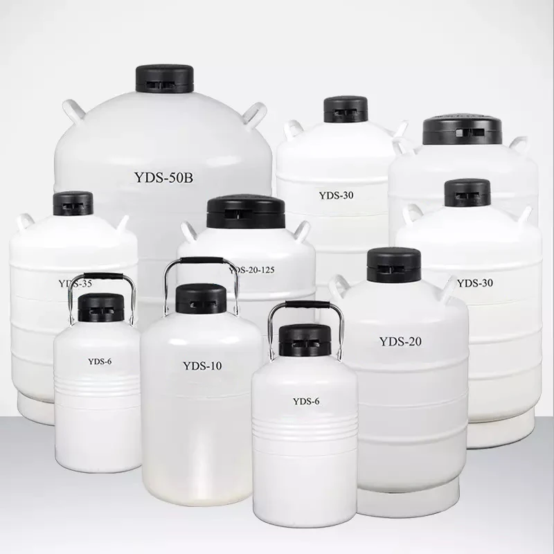 1-50L Liquid Nitrogen Storage Tank for For Semen Embryo Storage Dewar tank for animal sperm storage Liquid N2 Container