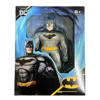 Hot selling DC Superhero silica gel toy stretchable decompression soft rubber toy action figure