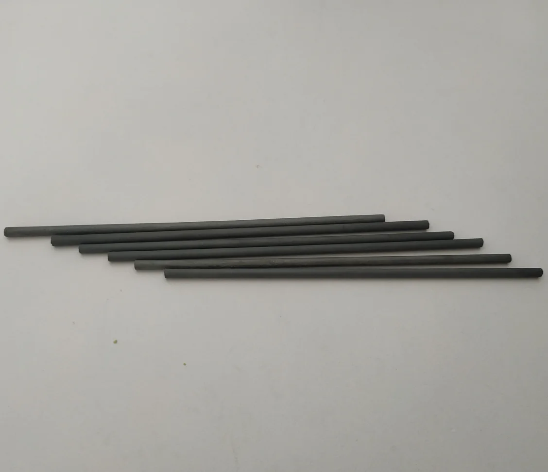 zhijing Silicon carbide Ceramic Stick SSIC Sic Solid  Rod For Kiln Hanging Furniture