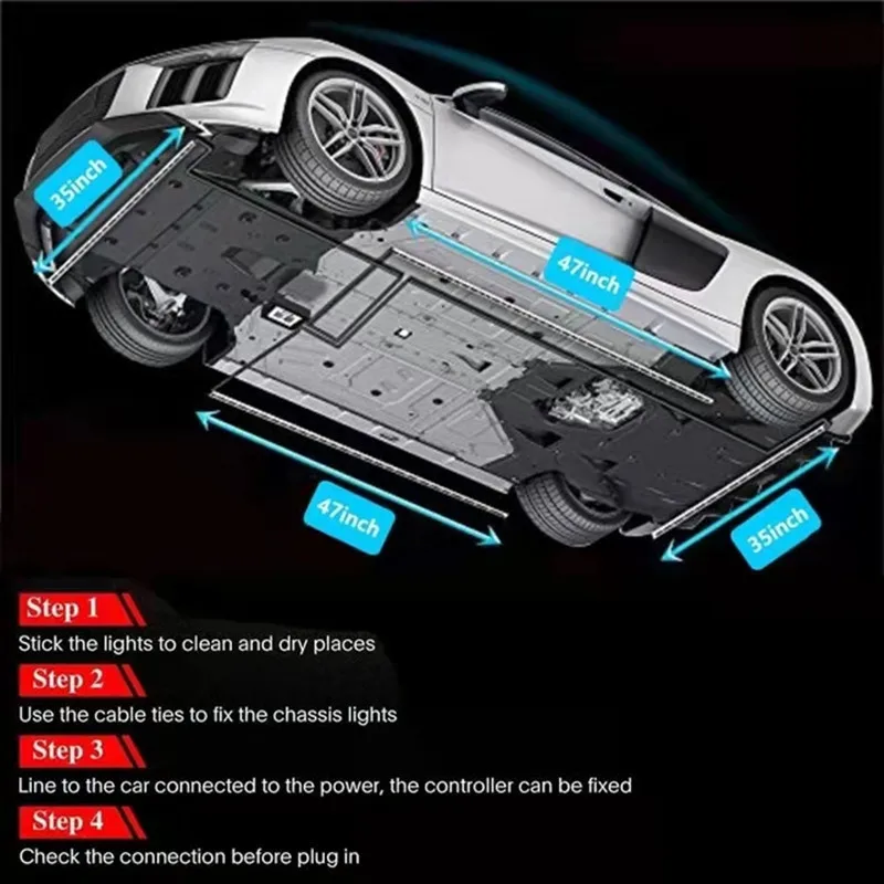 Автомобильная подсветка гибкая светодиодная лента RGB декоративная атмосферная лампа APP Синие зубы подводная система цветной неоновый свет