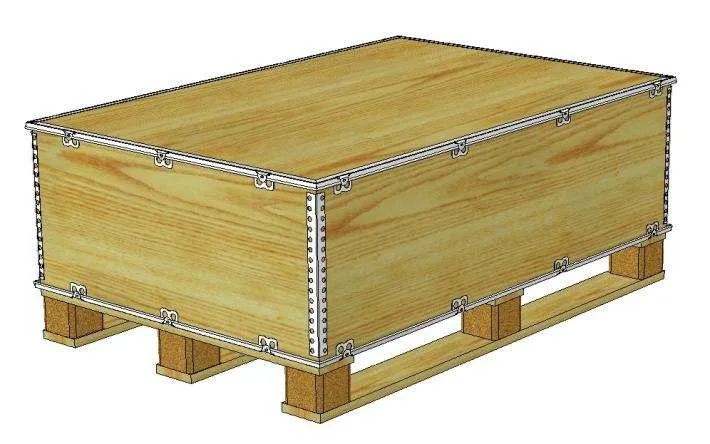 Cheap small collapsible plywood packaging box