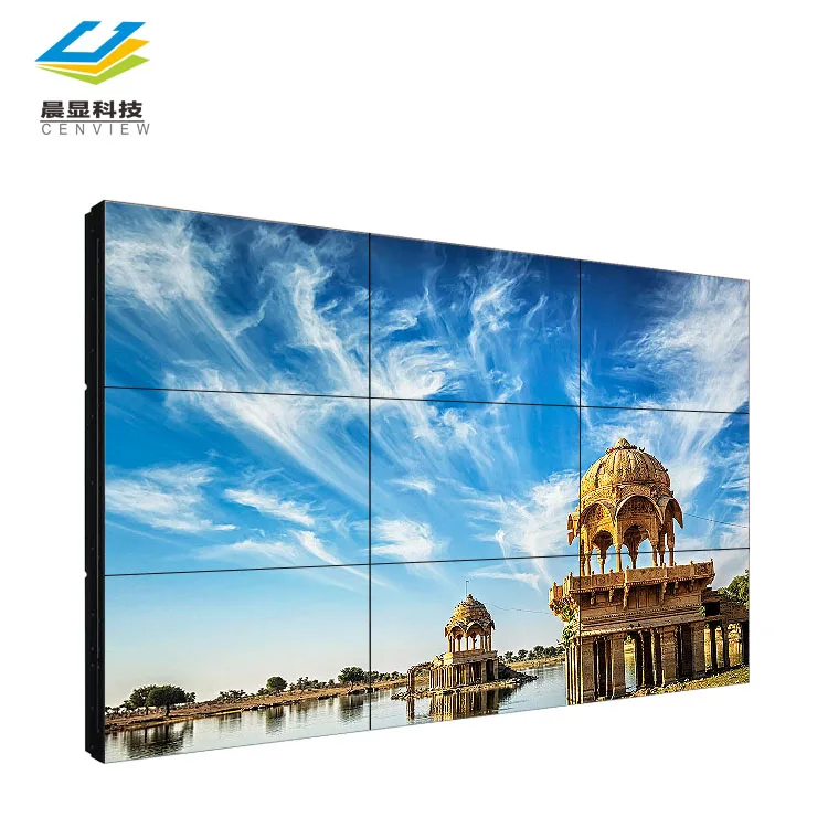 Custom lcd video wall display 49 inch, 40/42/46/49/50/55/58/65 inch ultra slim bezel lcd tv walls