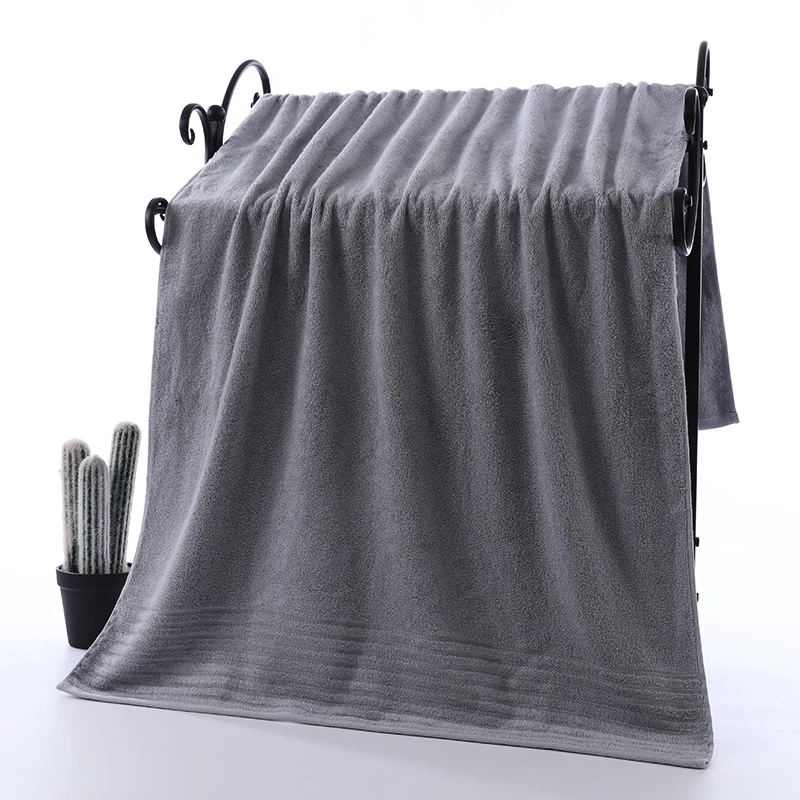 A Set Bamboo Fiber Bath Towels Hotel Bamboo Towel Bath Soft Absorbent Durable Bamboo Bath Towel Baby Antibacterial