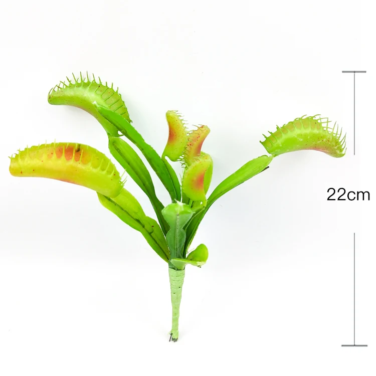 Продажа Dionaea украшение для мускулы реалистичные суккуленты растение искусственные листья