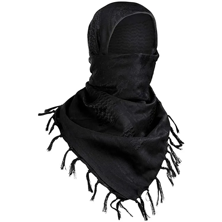 Hot Sale Cotton Warm Arab Scarf Tactical Keffiyeh Outdoor Windproof Shemagh