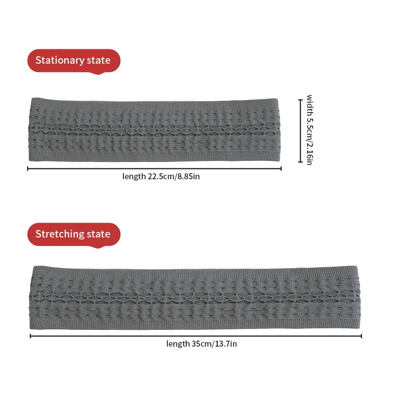 Highly Absorbent Sweatbands Workout Head Bands for Women Men  Sports Fitness Non Slip Headbands