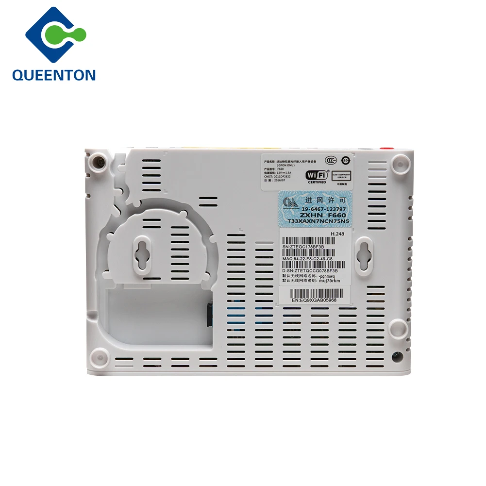 4FE + 2tel WiFi USB оригинальный F660 V5.0 GEPON ONT GPON ONU FTTH маршрутизатор модем