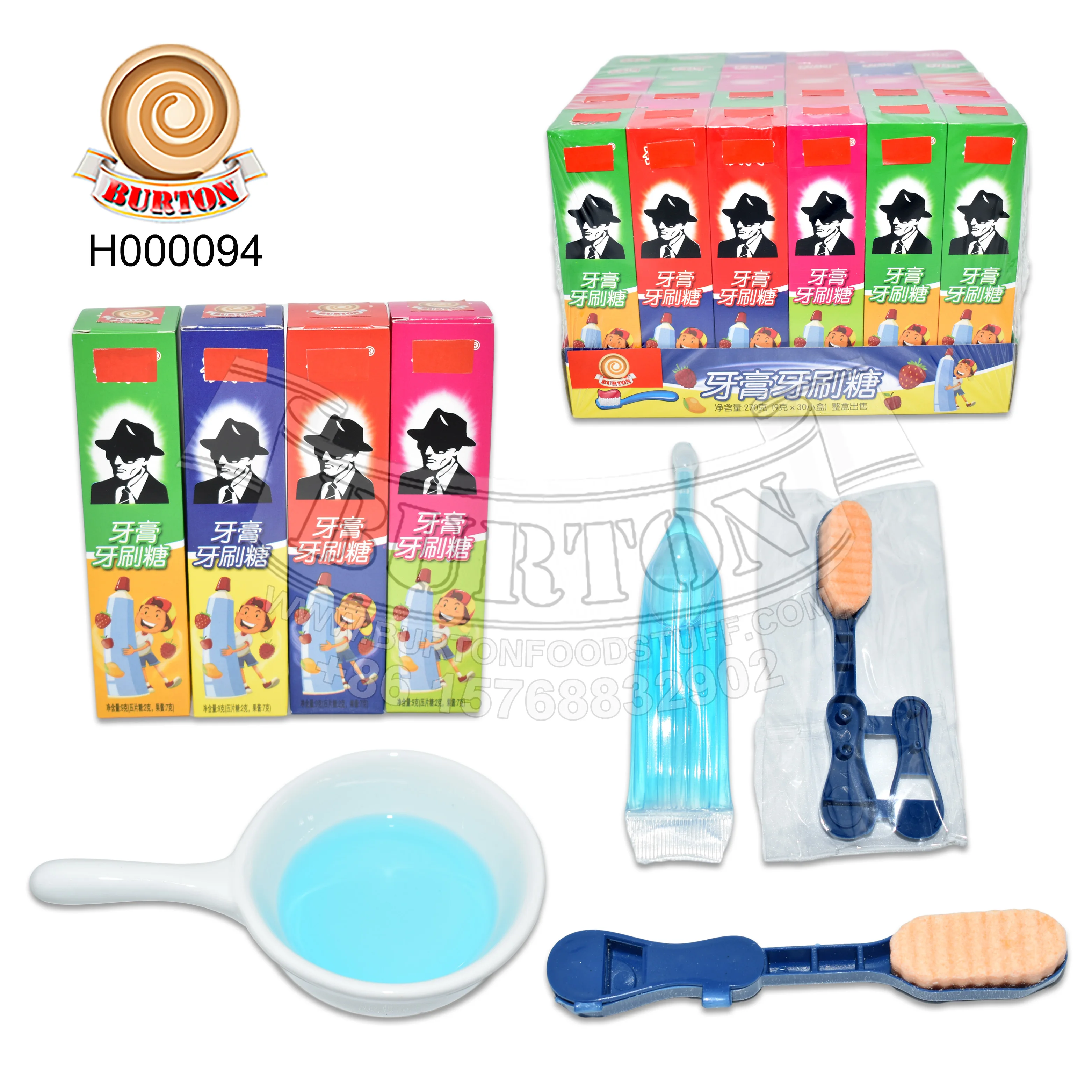 Fun toothpaste toothbrush fruit flavored jelly toy Jelly