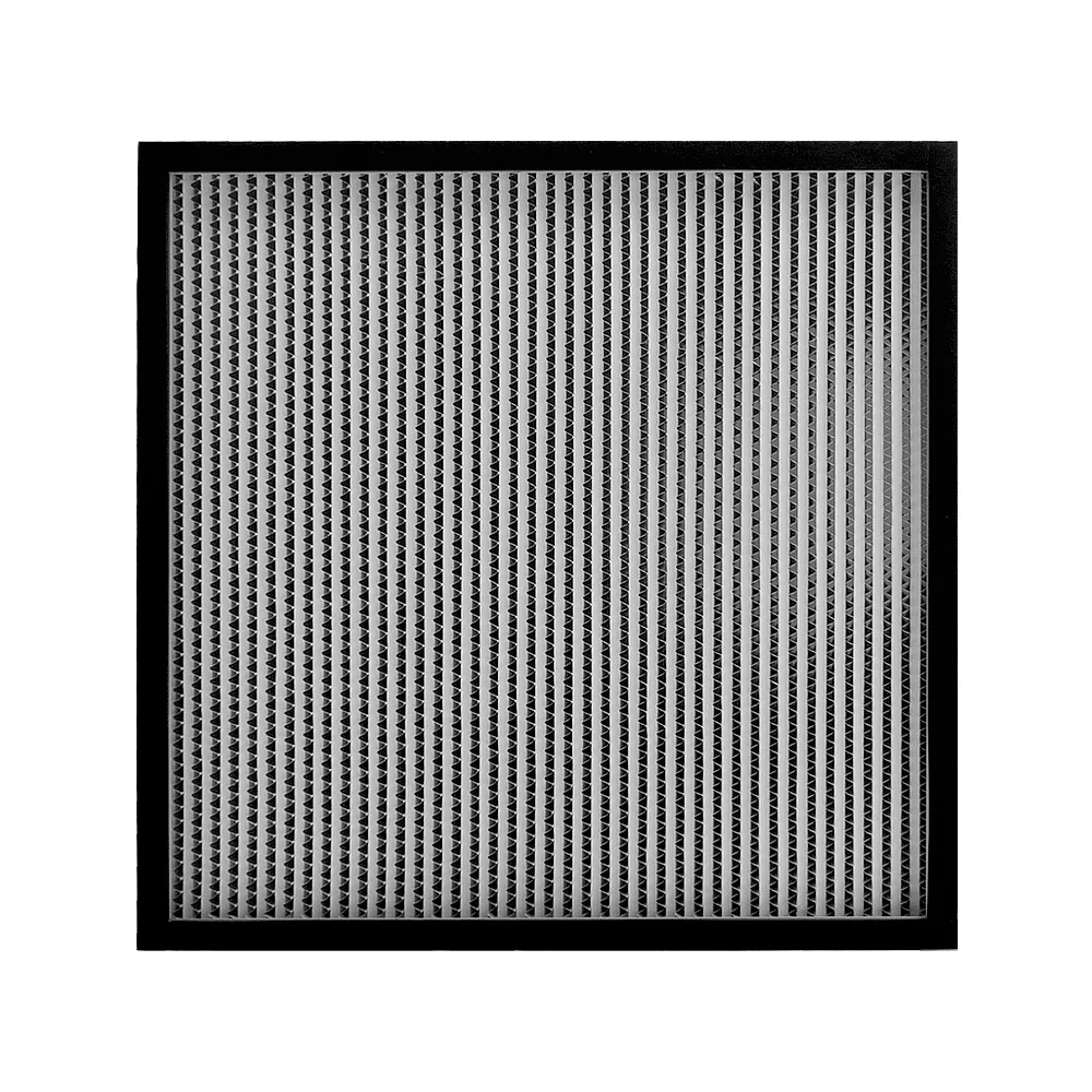 H13 H14 U15 Aluminum Separator Air Filter High Flow Medium Grade Hepa Filter Use Paper Board Fiberglass Purifier Filter